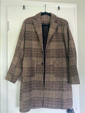 Tweed Trench Coat
